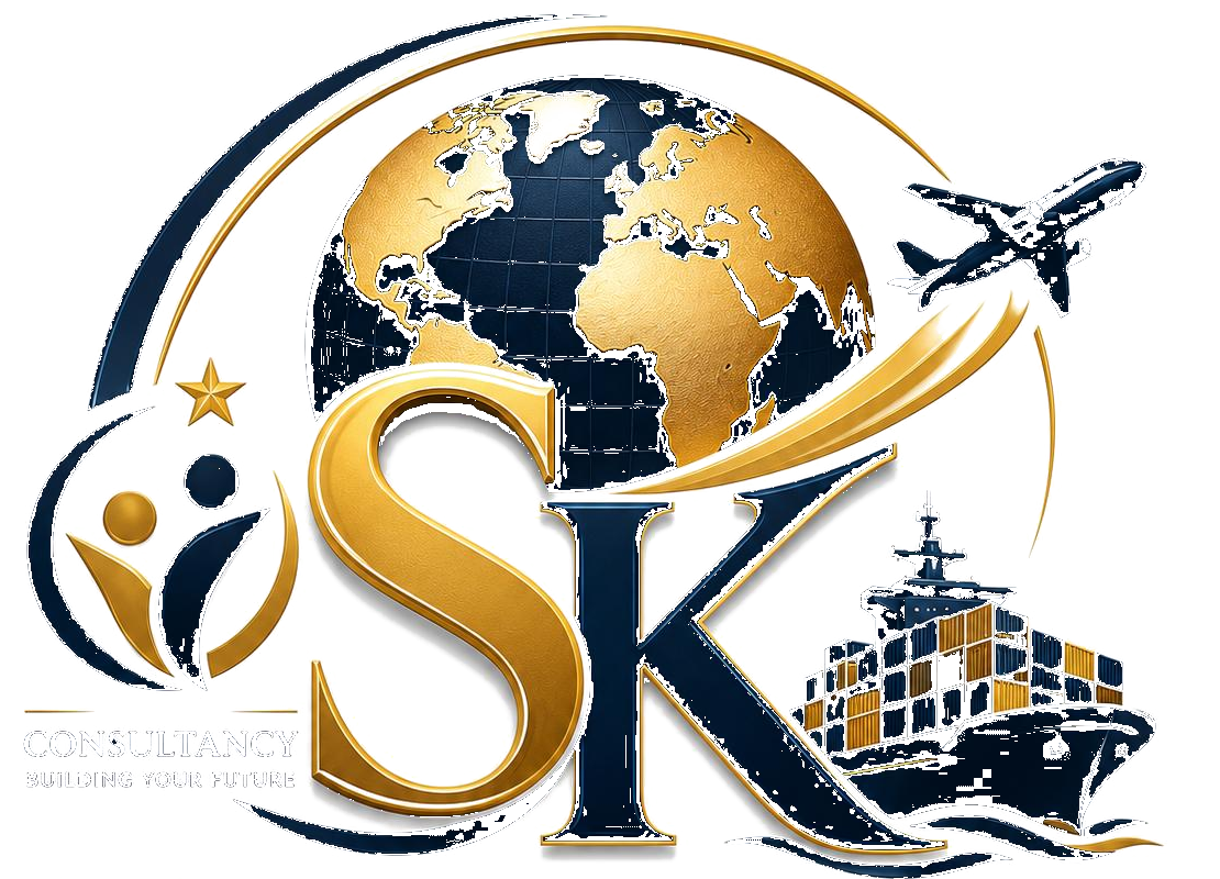 SK Imports & Exports logo